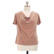 Plus. Necklace Top - Taupe