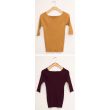 Scallop Wide Neck Sweater - Assorted
