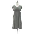Smock Chest Midi Dress - Black