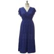 Plus Flutter Sleeve Maxi - Blue