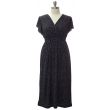 Plus Flutter Sleeve Maxi - Black