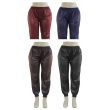 Plus. Faux Leather Joggers - Asst