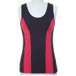 Colorblock Top - Black/Fuschia