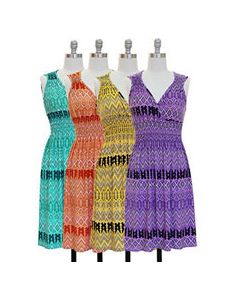 Surplice Dress - Assorted colors 